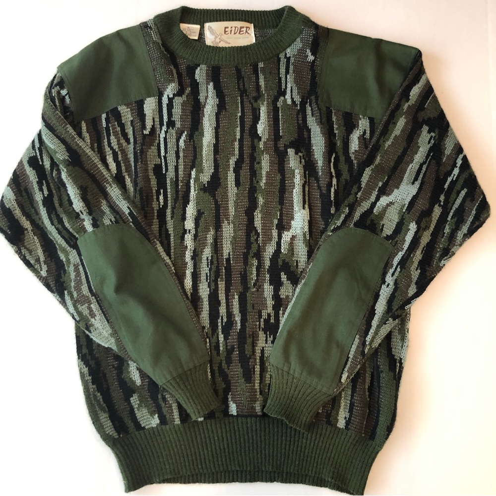 Eider Camo Wool Blend Hunting Sweater